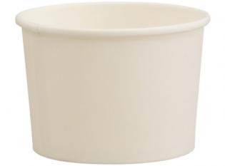 BCE08 - Pot à soupe en Carton + PLA - Blanc, 230ml, ø96 h 62mm