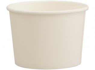 BCE16 - Pot à soupe en Carton + PLA - Blanc, 450ml, ø115 h 80mm