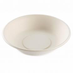 Visuel du produit AKC418 - Assiette creuse Go Natural en Bagasse - Blanc, ø 180 h40mm