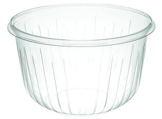 Visuel du produit APS064 - Saladier rond Presenta en PET - Transparent, 1900ml, ø 180 h.100mm