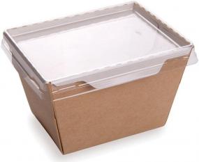 Visuel du produit BAF250 - Barquette operculable en Carton + PE - 500ml, 110x90 h 72mm