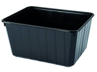 Visuel du produit BRM89 - Barquette réutilisable avec couvercle en PP - Noir, 1100ml, 185x142x57mm